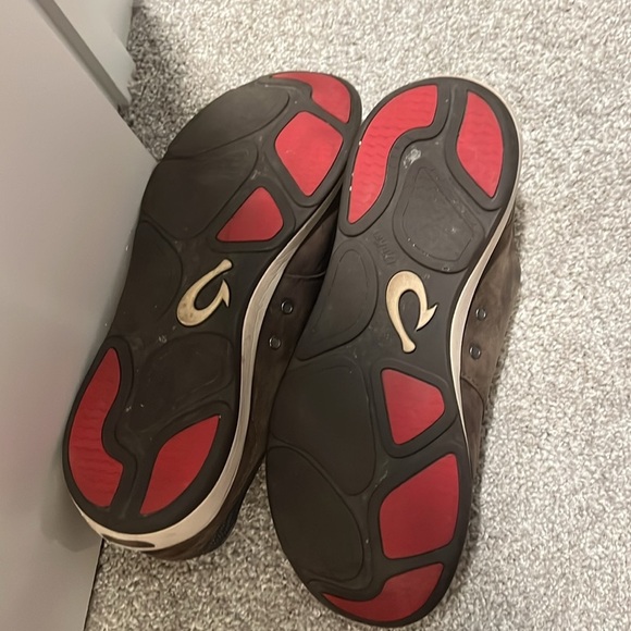 Olukai Men’s Makia Lace Shoes Charcoal Size 10 - Picture 8 of 9